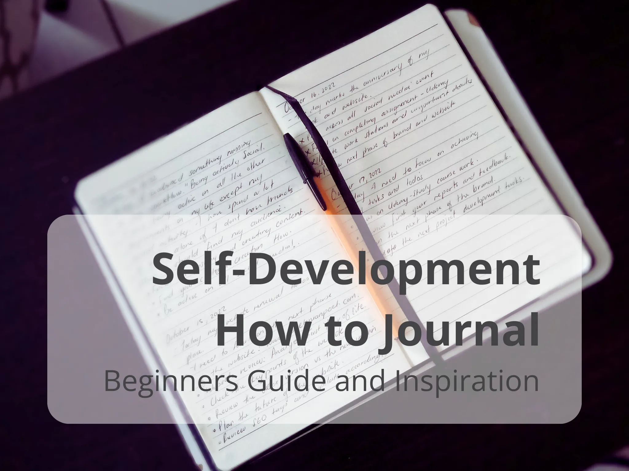 journaling for beginners